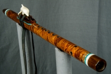 Koa Native American Flute, Minor, High E-5, #J17K (11)